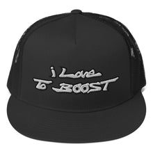 Load image into Gallery viewer, i Love To BOOST (Stacked) Trucker Cap