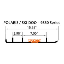 Load image into Gallery viewer, WOODY'S SKI DOO EXTENDER 4" CARBIDES 60 DEGREE #ESD3-9350-1