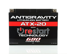 Load image into Gallery viewer, Antigravity Batteries Antigravity YTX20 Lithium Battery w/Re-Start AG-ATX20-RS