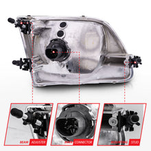 Load image into Gallery viewer, Anzo 1997-2003 Ford F-150 Crystal Headlights Chrome