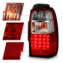 Load image into Gallery viewer, Anzo 2001-2002 Toyota 4 Runner LED Tail lights Red/Clear