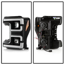 Load image into Gallery viewer, Spyder 17-18 Ford F250/F350/F450 Halogen Model Only -White Light Bar- Black- PRO-YD-FS17HALSI-BK 5087850