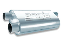 Load image into Gallery viewer, Borla Universal Oval Transverse 2.5in Inlet/Outlet 19in x 10.25in x 5.5in Turbo XL Muffler 40477