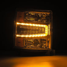 Load image into Gallery viewer, AlphaRex 04-15 Chevy 1500HD LUXX LED Proj Headlights Chrome w/Seq Activation Light / Seq Signal 880243 *Discontinued