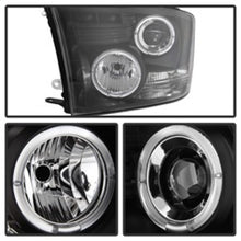Load image into Gallery viewer, Spyder Dodge Ram 1500 09-14 10-14 Projector Headlights Halogen- LED Halo LED - Blk PRO-YD-DR09-HL-BK 5010032
