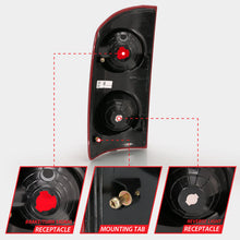 Load image into Gallery viewer, ANZO 2007-2009 Dodge Ram 1500 Tail Light Red Lens (OE) 311309