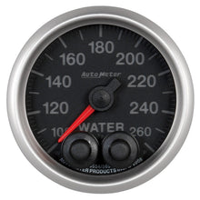 Load image into Gallery viewer, Autometer Elite Nascar 2-1/16in 100-260 Deg. F Water Temp. w/ Peak and Warn Gauge w/ Pro-Control 5654-05702