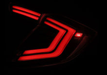 Load image into Gallery viewer, AlphaRex 16-21 Honda Civic Hatchback / Type-R FK8 Nova-Series LED Tail Lights (Pair) - Black 676020 *Discontinued