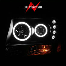 Load image into Gallery viewer, Anzo 2007-2013 Chevrolet Avalanche Projector Headlights w/ Halo Black(CCFL)