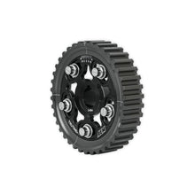 Load image into Gallery viewer, AEM Electronics Tru-Time Cam Gear Black 5-Bolt Honda D16Y7 &amp; D16Y8