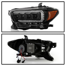 Load image into Gallery viewer, Spyder 16-20 Toyota Tacoma Halogen Model Only High-Power LED Headlights - Black PRO-YD-TT16HALAP-BK 5088376