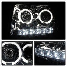 Load image into Gallery viewer, Spyder Ford F150 09-14 Projector Headlights Halogen Model- LED Halo LED Smke PRO-YD-FF15009-HL-SM 5010254