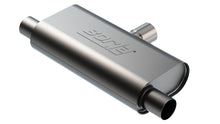 Load image into Gallery viewer, Borla T- Flow Universal Muffler - 2.5in Single Inlet/2.5in Dual Outlet 24in OAL 4.25x9.10x18in Body 60714