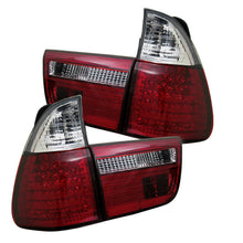 Load image into Gallery viewer, Spyder BMW E53 X5 00-06 4PCS LED Tail Lights Red Clear ALT-YD-BE5300-LED-RC 5000804