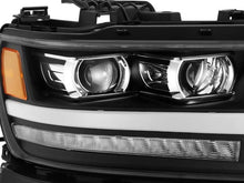 Load image into Gallery viewer, AlphaRex 19-20 Dodge Ram 1500 LUXX LED Proj Headlights Plnk Style Black w/Activ Light/Seq Signal/DRL 880543 *Discontinued