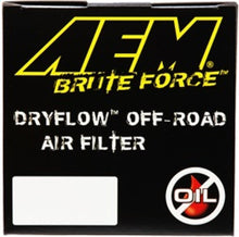Load image into Gallery viewer, AEM Induction AEM Dryflow 3.5in. X 7in. Round Tapered Air Filter 21-2047BF
