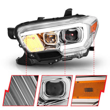 Load image into Gallery viewer, Anzo  2016-2017 Toyota Tacoma Projector Headlights w/ Plank Style