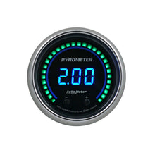 Load image into Gallery viewer, Autometer 52.4mm Black Two Channel 0-2000 Degree Pyrometer (EGT) Cobalt Elite Digital Gauge 6744-CB