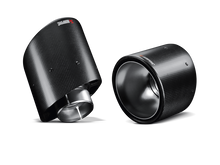 Load image into Gallery viewer, Akrapovic 08-14 Mitsubishi Lancer Evolution Tail Pipe Set (Carbon) TP-NIZ34-C