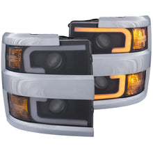 Load image into Gallery viewer, Anzo Projector Headlights 15-17 Chevrolet Silverado 2500HD / 3500HD Black w
