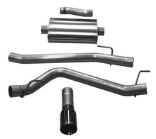 Load image into Gallery viewer, Corsa 2020 Jeep Gladiator JT 3.6L, Single Side Exit Cat-Back Exhaust System w/ Single 4in Black Tip 21060BLK