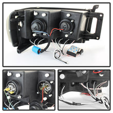 Load image into Gallery viewer, Spyder Dodge Ram 1500 02-05 03-05 Projector Headlights CCFL Halo LED Blk Smke PRO-YD-DR02-CCFL-BSM 5078797