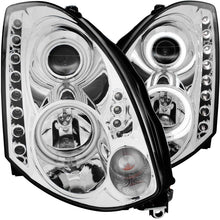 Load image into Gallery viewer, Anzo 2003-2007 Infiniti G35 Projector Headlights w/ Halo Chrome (CCFL)