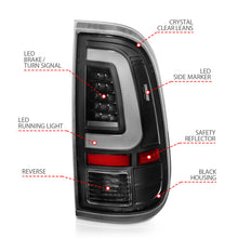 Load image into Gallery viewer, ANZO 2008-2016 Ford F-250 LED Taillights Black Housing Clear Lens (Pair) 311356