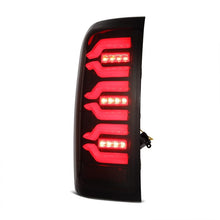 Load image into Gallery viewer, AlphaRex 14-18 Chevy Silverado 1500 Luxx-Series LED Tail Lights Black/Red w/Activ Light/Seq Signal 620050 *Discontinued