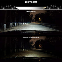 Load image into Gallery viewer, ANZO 2009-2018 Dodge Ram 1500 Led Projector Plank Style Switchback H.L Halo Black Amber (OE Style) 111464