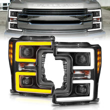 Load image into Gallery viewer, Anzo LED Headlights 17-18 Ford F-250 Projector Plank-Style