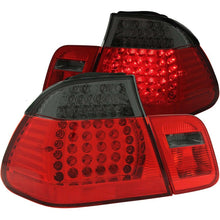Load image into Gallery viewer, Anzo 1999-2001 BMW 3 Series E46 LED Tail lights Red/Smoke 2pc