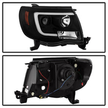 Load image into Gallery viewer, Spyder Toyota Tacoma 05-11 Projector Headlights - Light Bar DRL - Black PRO-YD-TT05V2-LB-BK 5084514