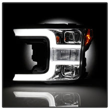 Load image into Gallery viewer, Spyder Signature Ford F150 18-19 (Halogen Model) Projector Headlights - Chrome (PRO-YD-FF15018-LB-C) 5086617