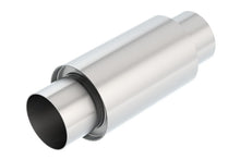 Load image into Gallery viewer, Borla 3 -1/2in In/Out x 5in Round x 8in Long XR-1 Sportsman Shorty Racing Muffler 40004S