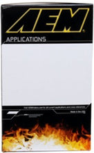 Load image into Gallery viewer, AEM Induction AEM DryFlow Air Filter - Round 2.75in ID x 6.25in OD x 8.25in H fits 2007-2014 Ford/Volvo AE-20993