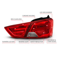 Load image into Gallery viewer, Anzo Chevy Impala 14-18 L.E.D Taillight  Red/Clear
