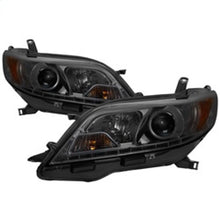 Load image into Gallery viewer, Spyder 11-14 Toyota Sienna Projector Headlights - DRL LED - Smoke PRO-YD-TSEN11-DRL-SM 5083999