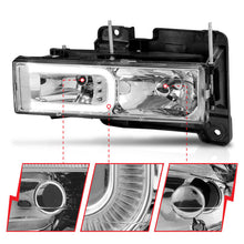 Load image into Gallery viewer, ANZO 1999-2000 Cadillac Escalade Crystal Headlights 111499