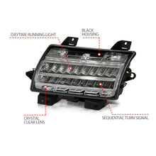 Load image into Gallery viewer, ANZO 18-19 Jeep Wrangler JL Halogen Chrome Clear w/ Sequential Signal 511083
