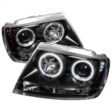 Load image into Gallery viewer, Spyder Jeep Grand Cherokee 99-04 Projector Headlights CCFL Halo LED Blk - PRO-YD-JGC99-CCFL-BK 5011121