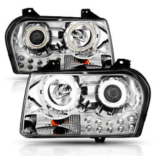 Load image into Gallery viewer, Anzo 2005-2010 Chrysler 300 Projector Headlights w/ Halo Chrome