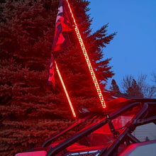 Load image into Gallery viewer, PAIR of 50 Cal Spiral LED Lighted Whips with Bluetooth App Control