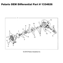 Load image into Gallery viewer, OEM Polaris Front Differential Part Number 1334626 -  General XP