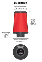 Load image into Gallery viewer, AEM Induction AEM 3.5 inch Short Neck 9 inch Element Filter Replacement 21-2049DK