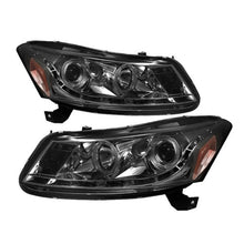 Load image into Gallery viewer, Spyder Honda Accord 08-12 4Dr Projector Headlights- LED Halo DRL Smke PRO-YD-HA08-4D-HL-SM 5010681