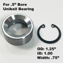 Load image into Gallery viewer, Chromoly Uniball Cups with Snap Ring