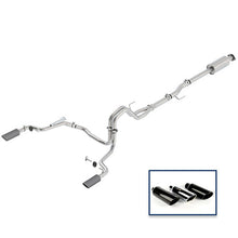 Load image into Gallery viewer, Ford Racing 15-18 F-150 5.0L Cat-Back Extreme Exhaust System Rear Exit w/ Carbon Fiber Tips M-5200-F1550DEFA