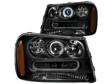 Load image into Gallery viewer, Anzo 2002-2009 Chevrolet Trailblazer Projector Headlights w/ Halo Black
