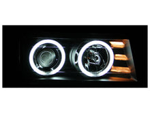 Load image into Gallery viewer, Anzo 2004-2012 Chevrolet Colorado Projector Headlights w/ Halo Black